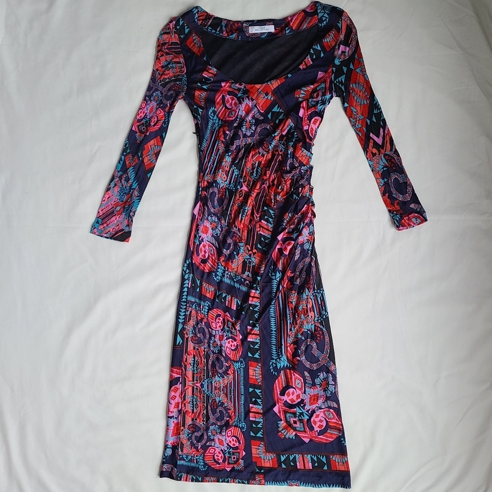 Versace Collection All Over Print Dress - Picture 7 of 8